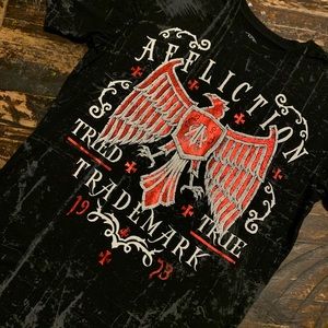 🎄NWT Affliction short sleeve t shirt Large🎄